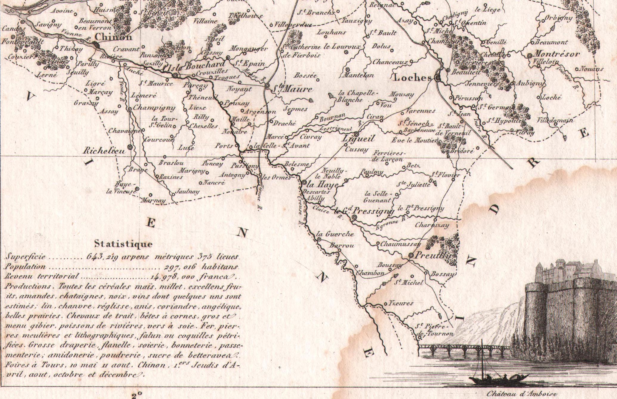 Dpartement de l'Indre et Loire (sud)