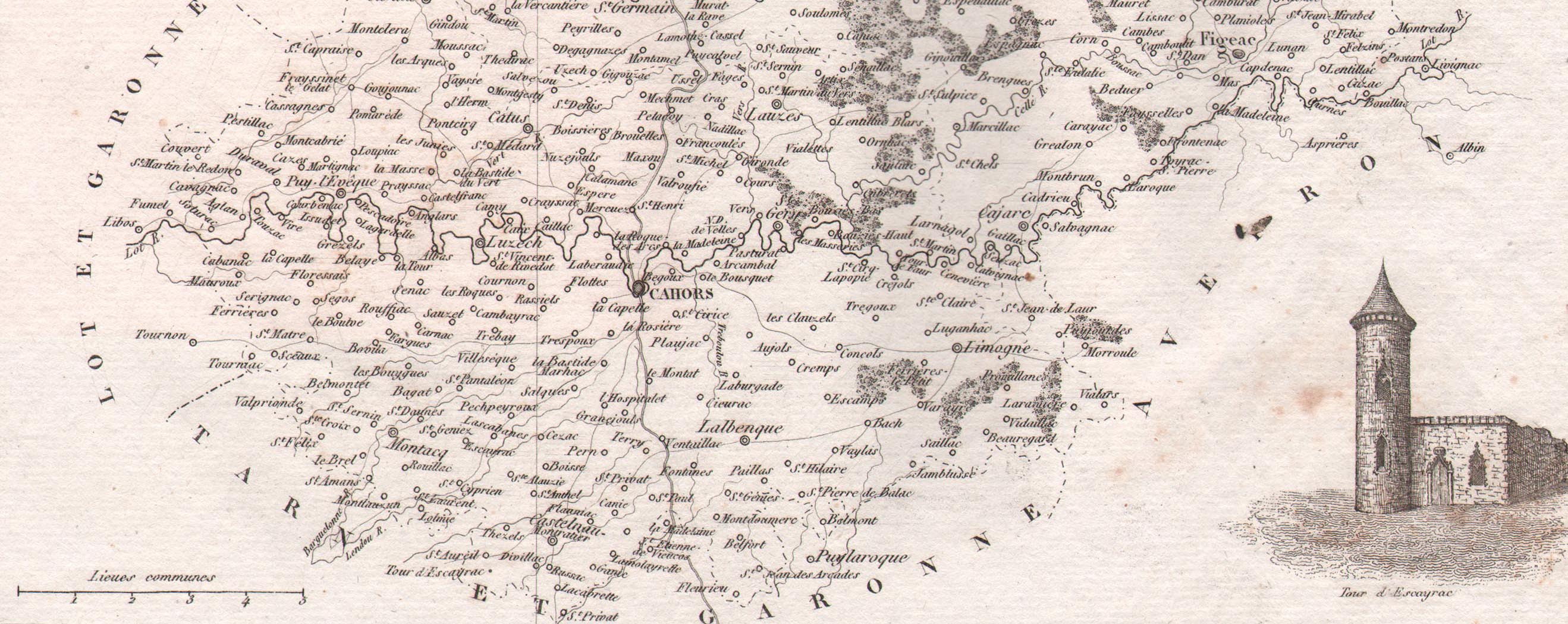 Dpartement du Lot (sud)
